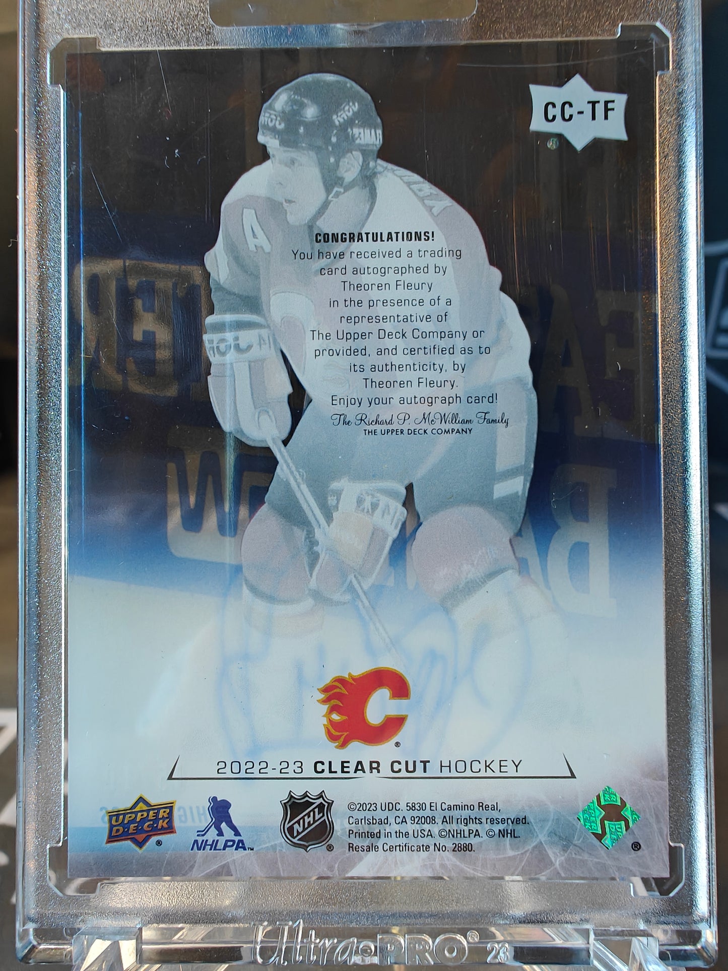 Theoren Fleury Calgary Flames High Gloss /10