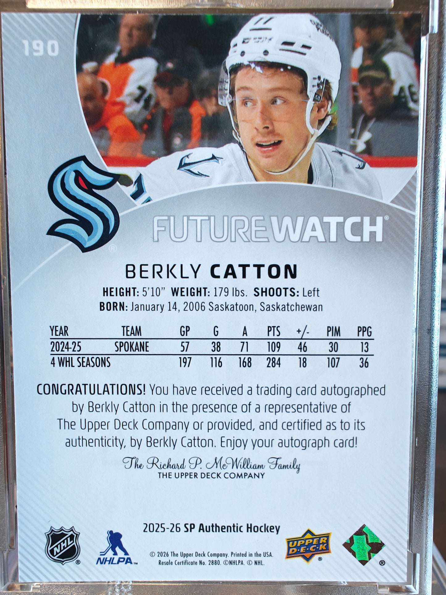 Berkly Catton Future Watch Auto /999