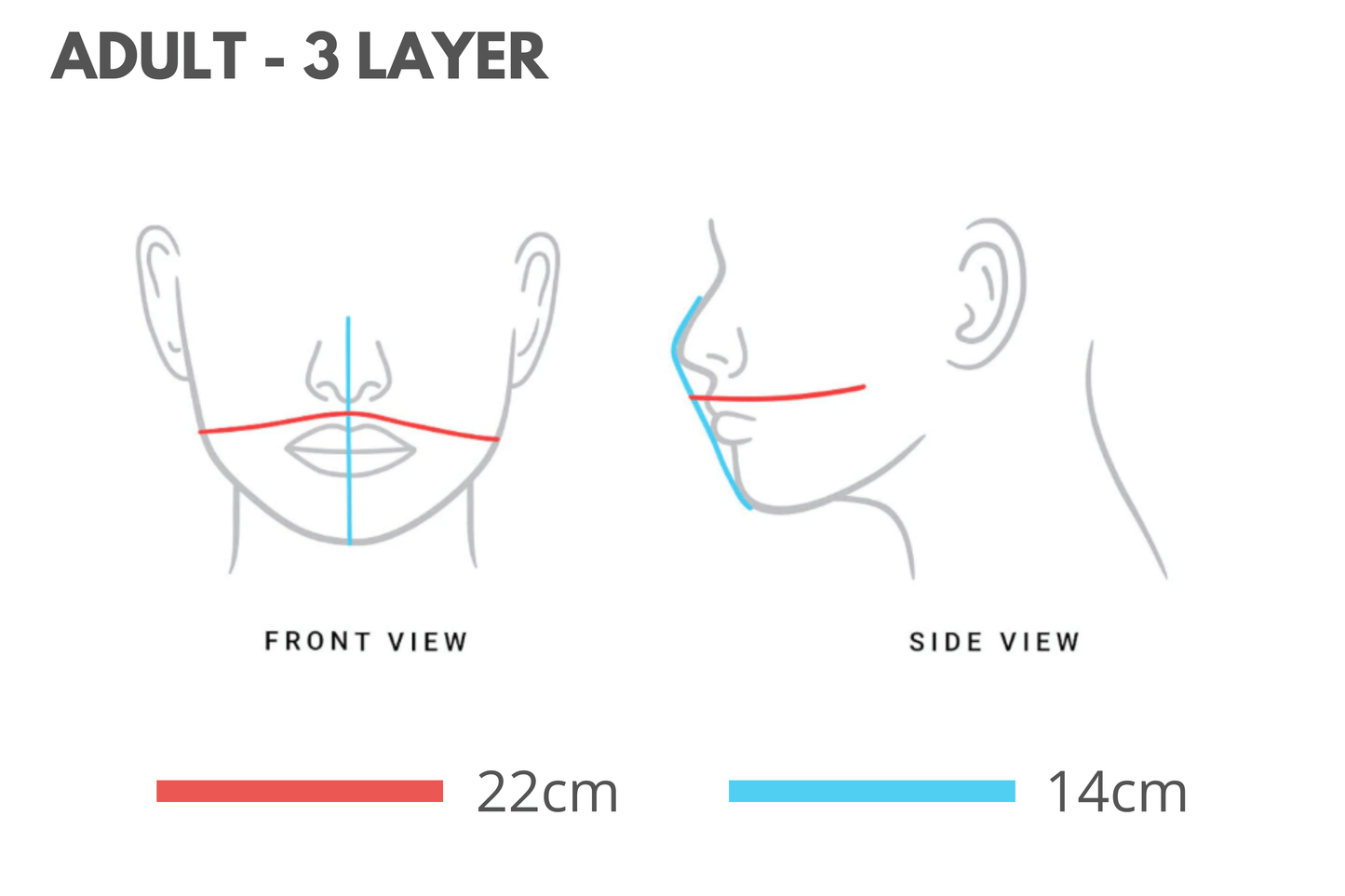 Cotton Face Mask - 3 Layer