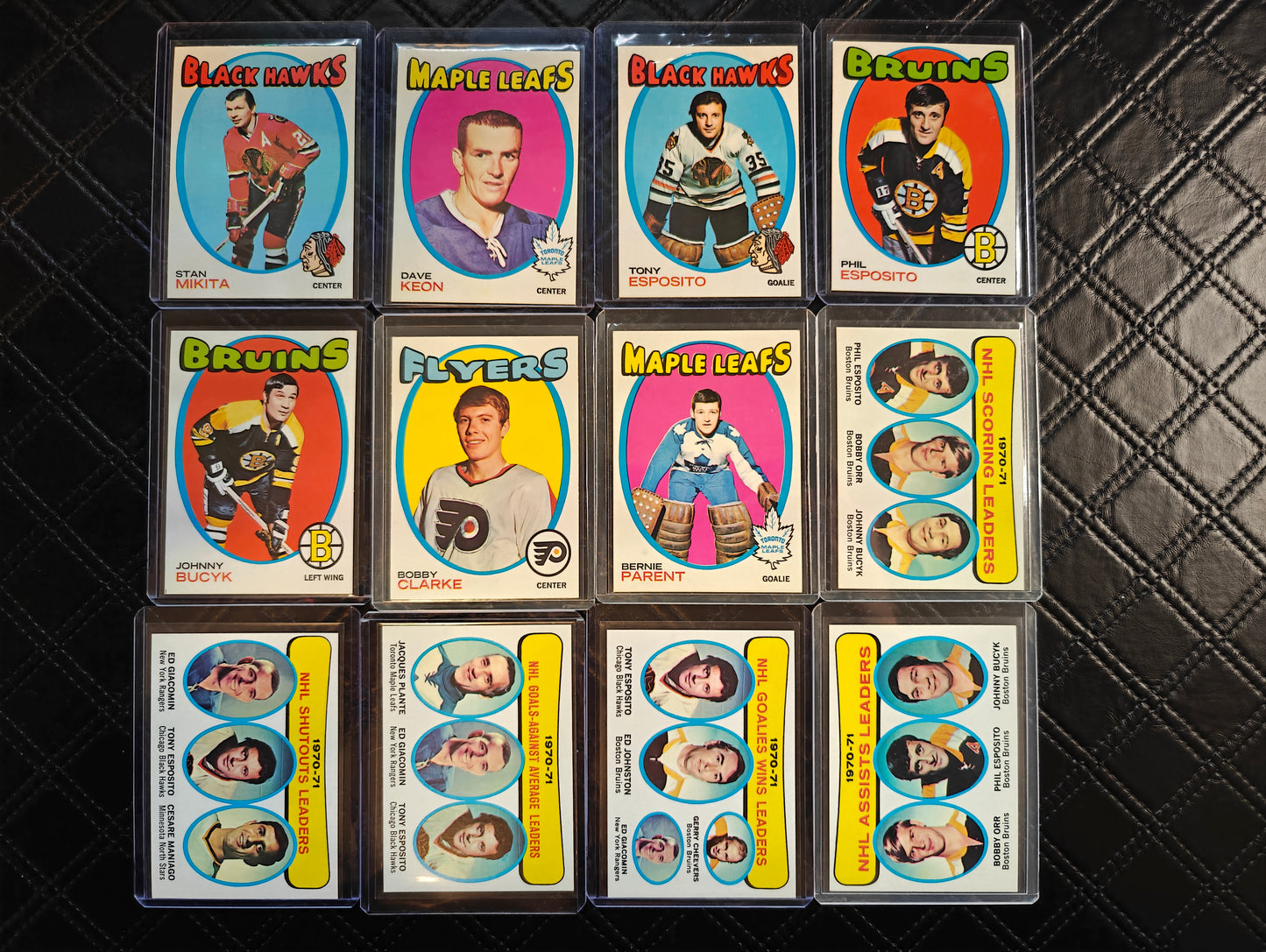 1971-72 Topps Hockey Complete Set (132) Orr Dryden Howe Hull PSA 7-8 Range