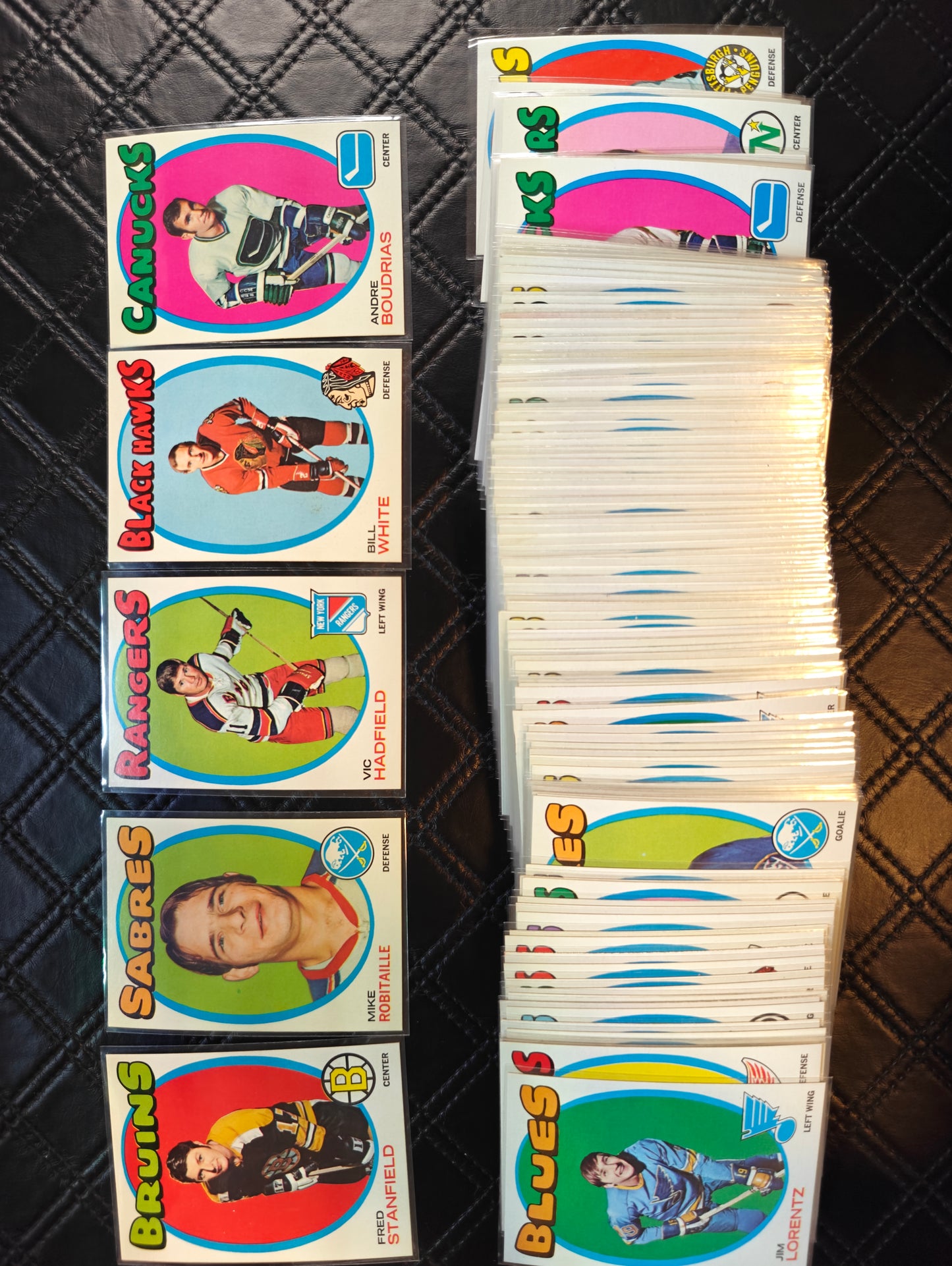 1971-72 Topps Hockey Complete Set (132) Orr Dryden Howe Hull PSA 7-8 Range