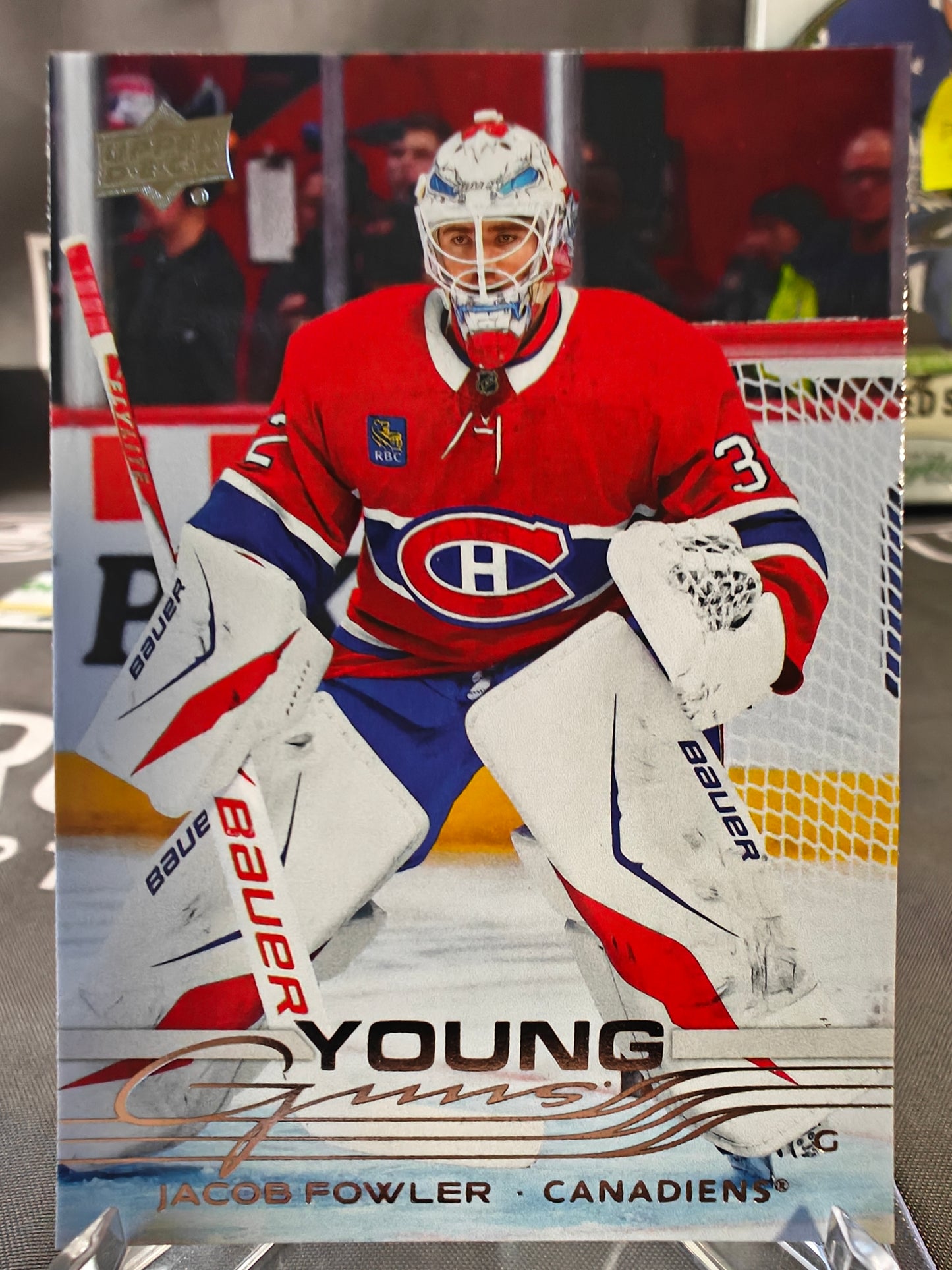 2025-26 Extended JACOB FOWLER Young Guns Rookie Card RC-Montreal #274