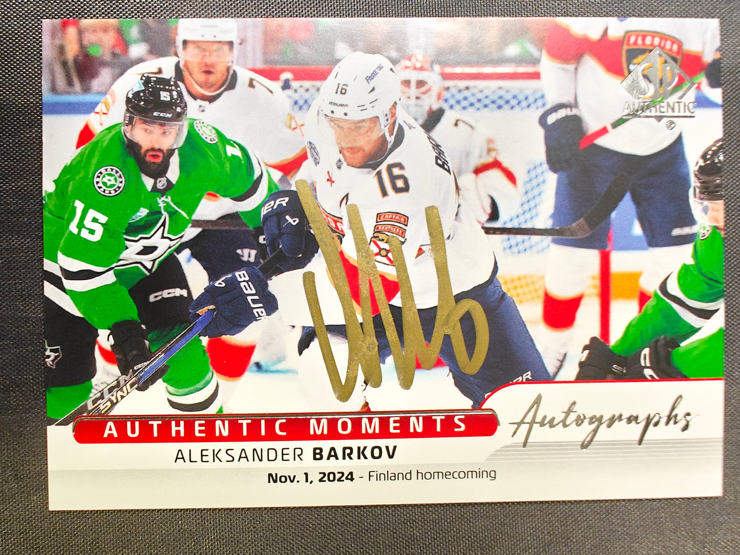 25-26 SP AUTHENTIC AUTHENTIC MOMENTS AUTO ALEKSANDER BARKOV