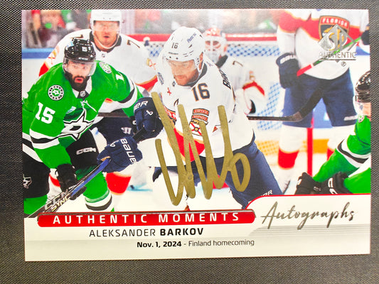 25-26 SP AUTHENTIC AUTHENTIC MOMENTS AUTO ALEKSANDER BARKOV