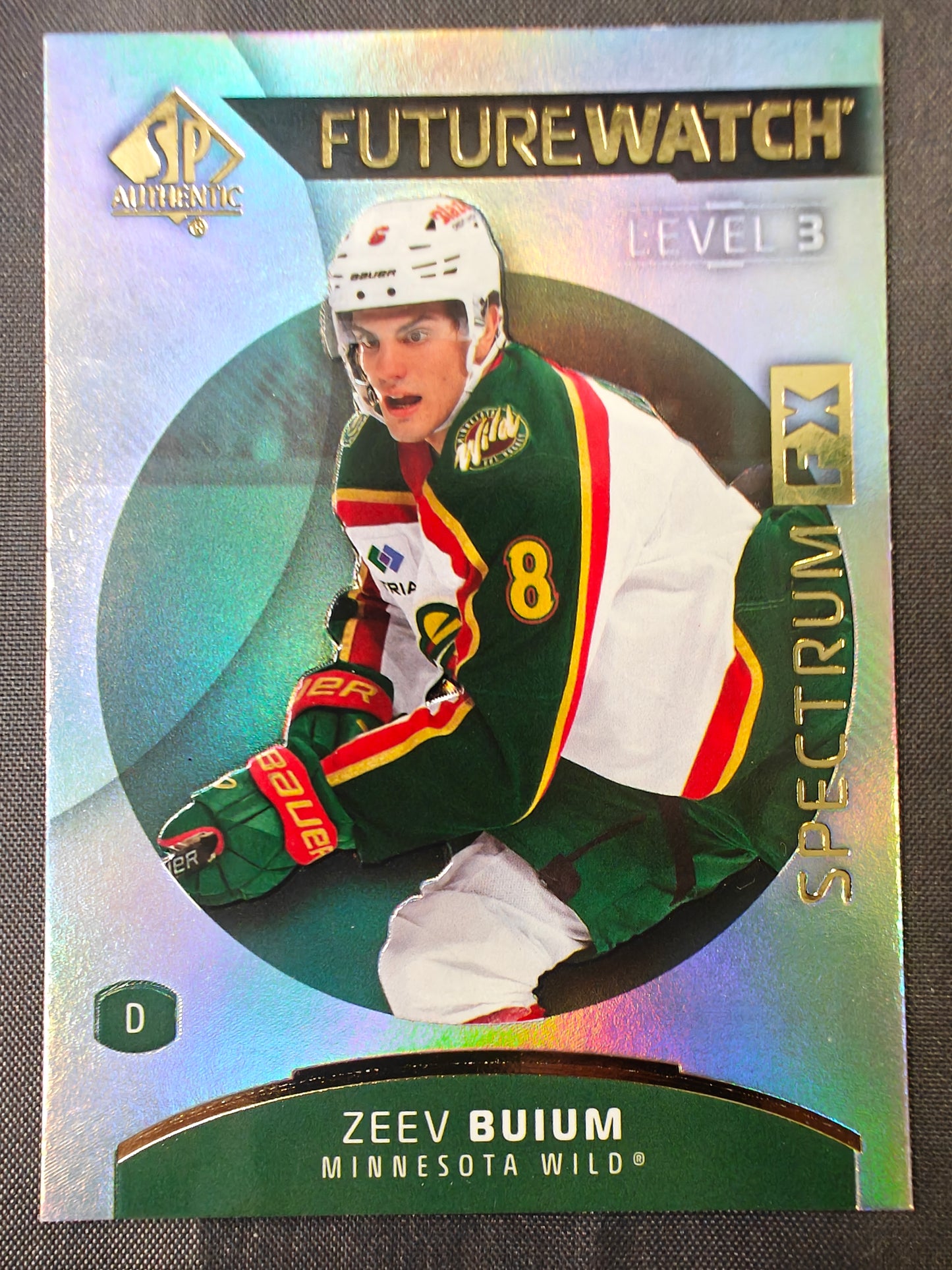 25/26 UD SP Authentic Spectrum FX Bounty Future Watch Level 3 Zeev Buium