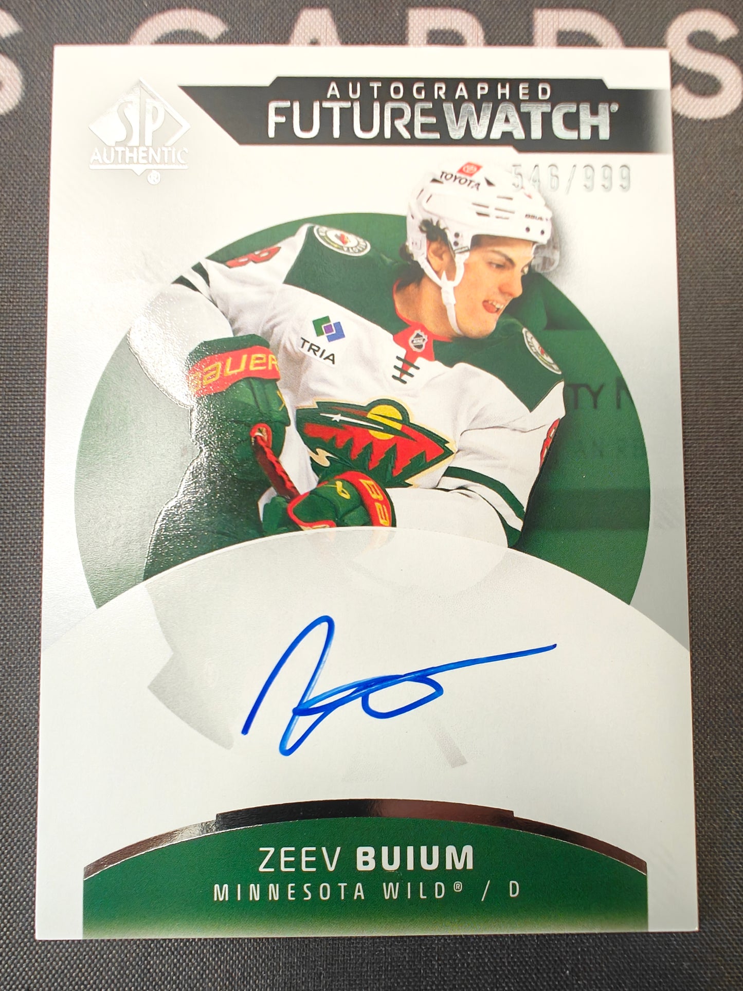 2025-26 SP Authentic Future Watch Autographs #150 Zeev Buium RC AUTO /999