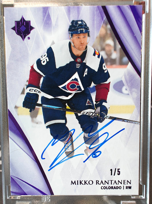 2025-26 Ultimate Collection Mikko Rantanen 1/5 Auto