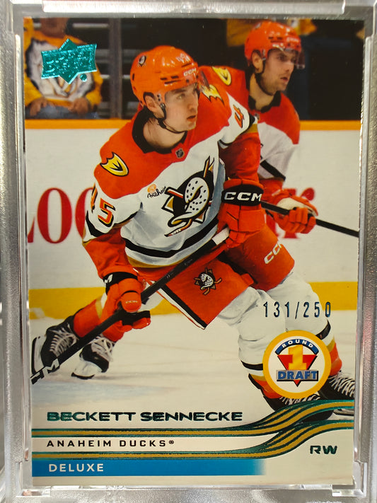 2025-26 Extended Beckett Sennecke Round 1 Draft Deluxe /250
