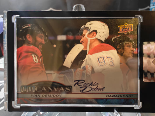2025-26 Upper Deck Clear Cut Hockey Ivan Demidov Rookie UD Canvas