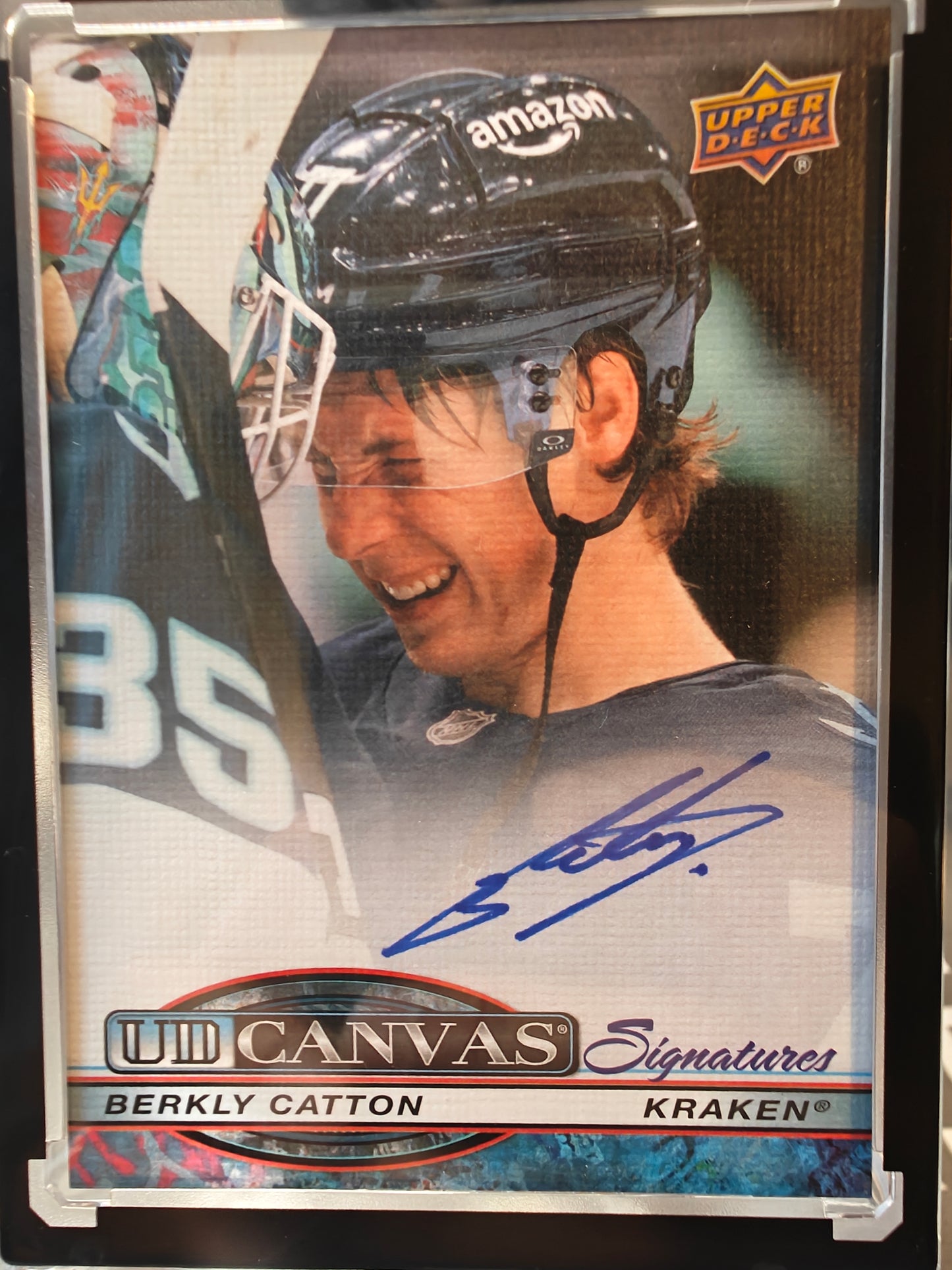 2025-26 Upper Deck Clear Cut Hockey Berkly Catton UD Canvas
