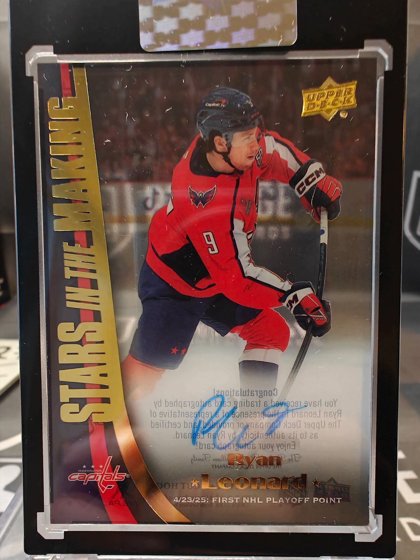 2025-26 Upper Deck Clear Cut Hockey Ryan Leonard Stars in the making