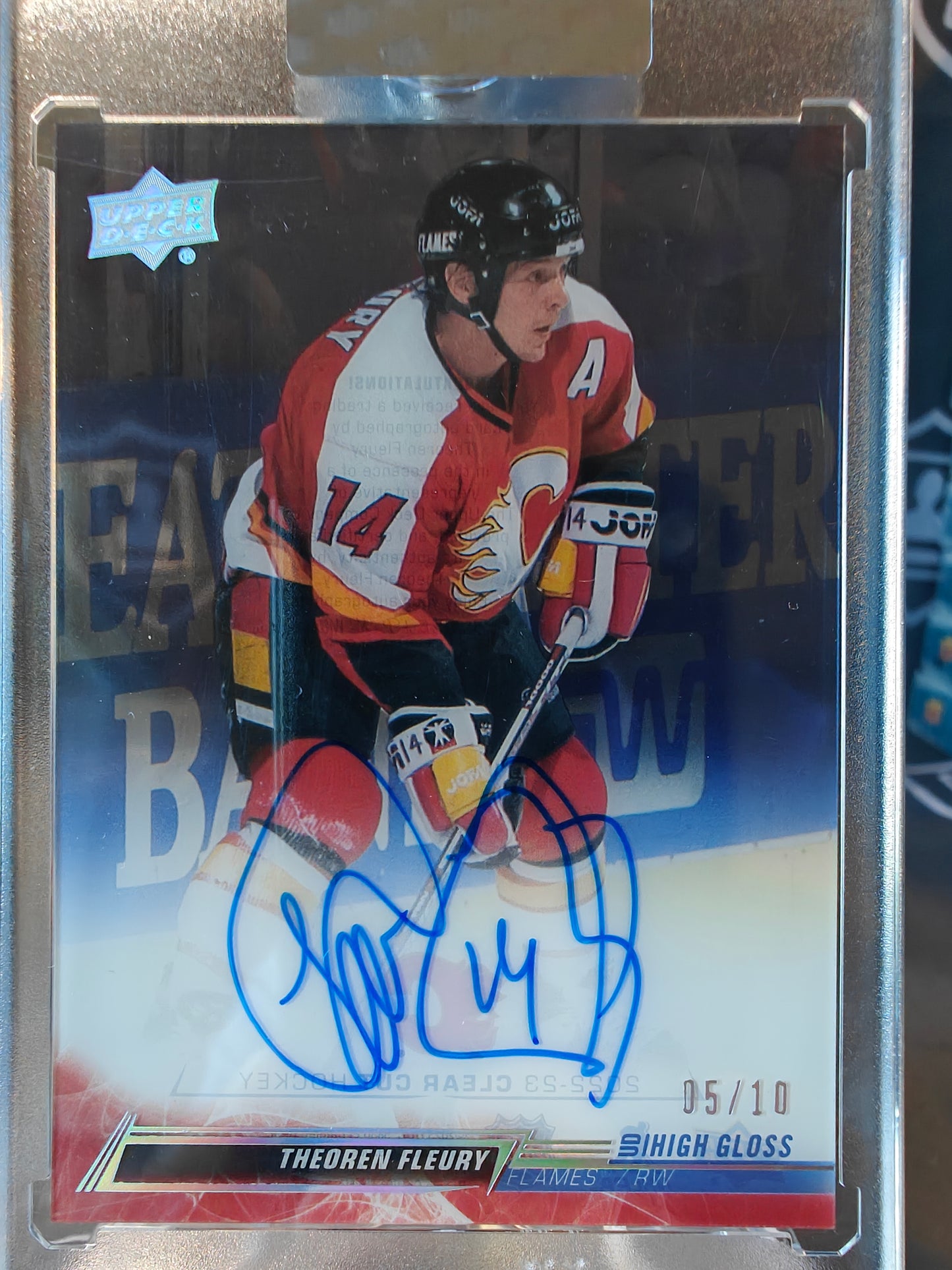 Theoren Fleury Calgary Flames High Gloss /10