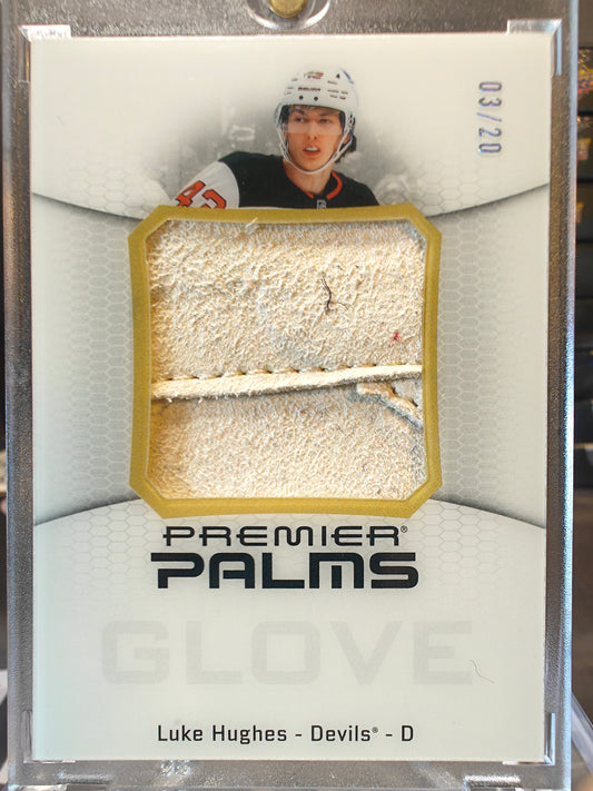 2025-26 Premier Palms Glove Luke Hughes /20
