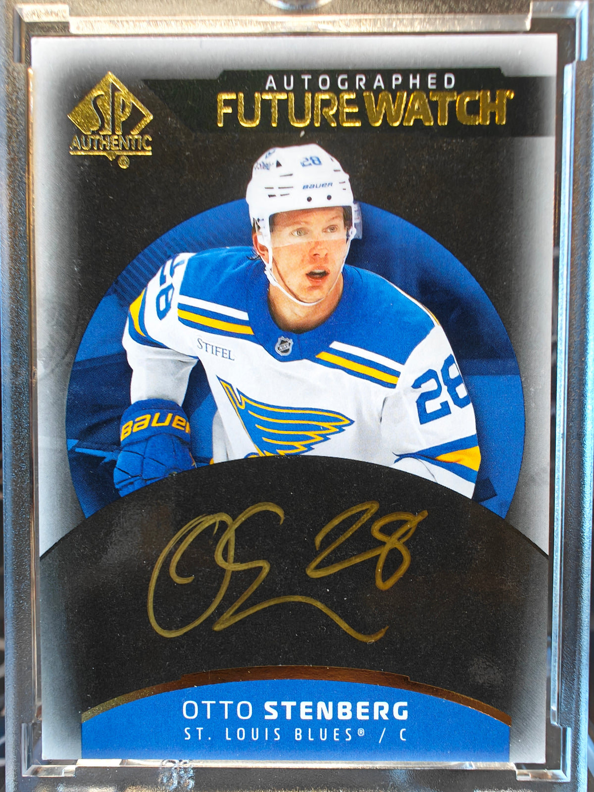 Mystery Black Otto Stenberg Future Watch Auto 2025-26 SSP Authentic