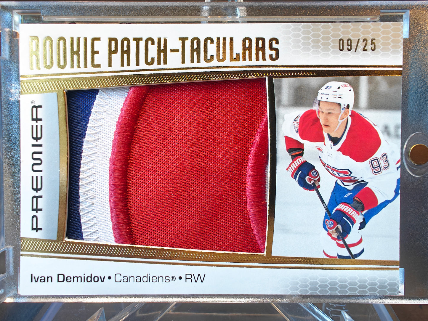 2025-26 Premier Ivan Demidov Rookie Patch-Taculars /25