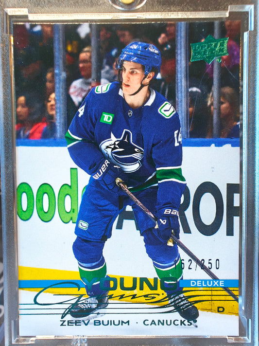 2025-26 UD Extended Series Zeev Buium Young Guns Deluxe /250