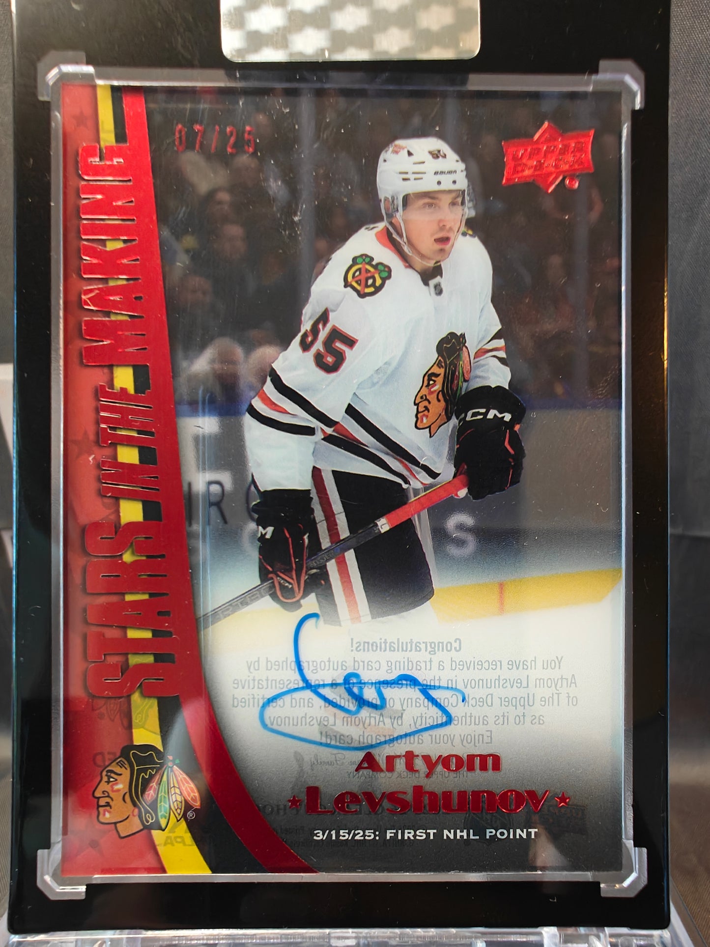 2025-26 Clear Cut Artyom Levshunov Stars in the Making /25