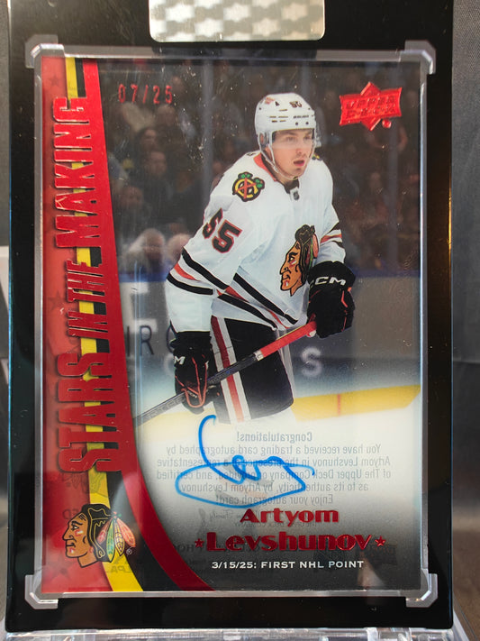2025-26 Clear Cut Artyom Levshunov Stars in the Making /25