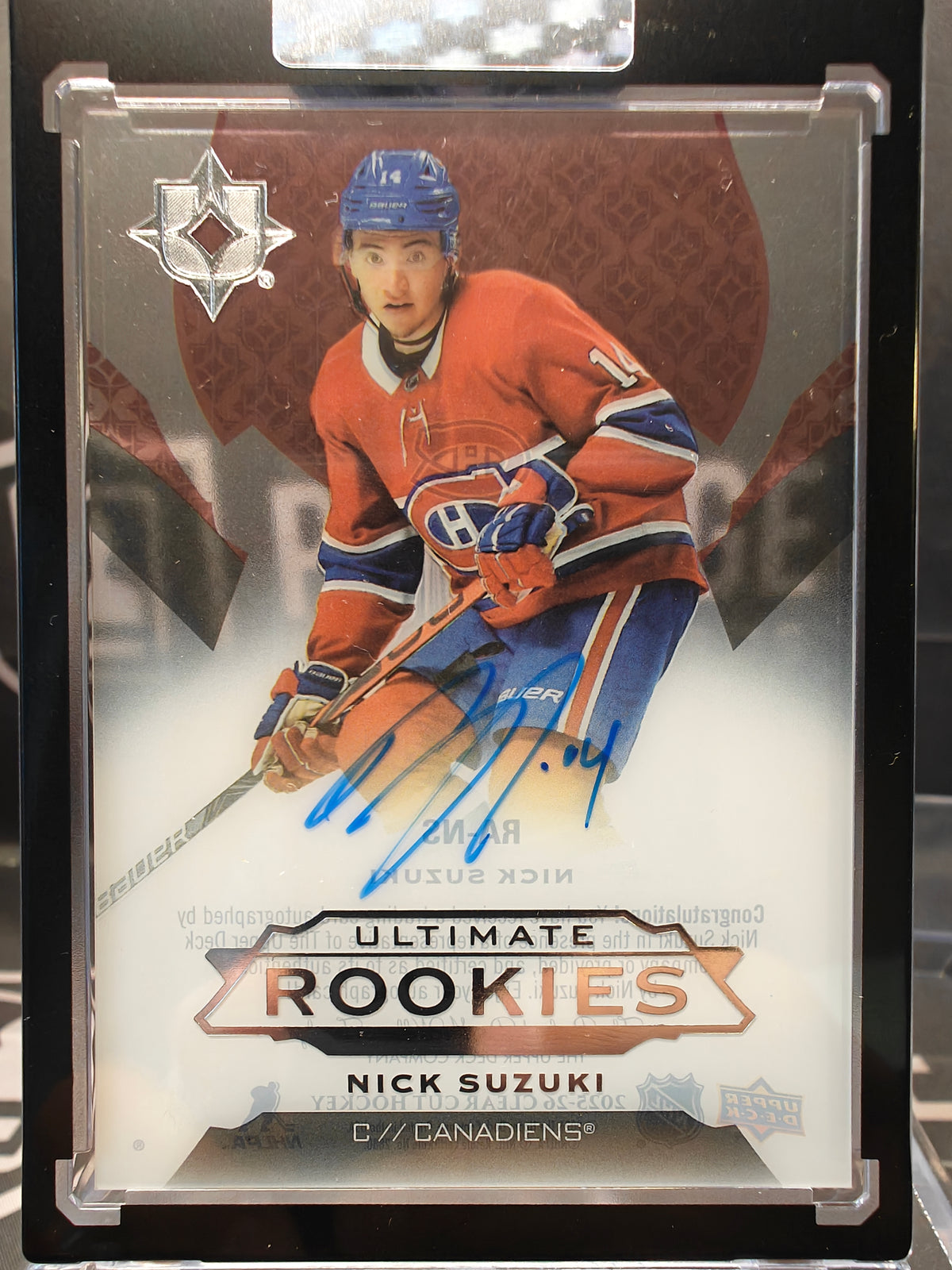 2025-26 Upper Deck Clear Cut Nick Suzuki Ultimate Rookies