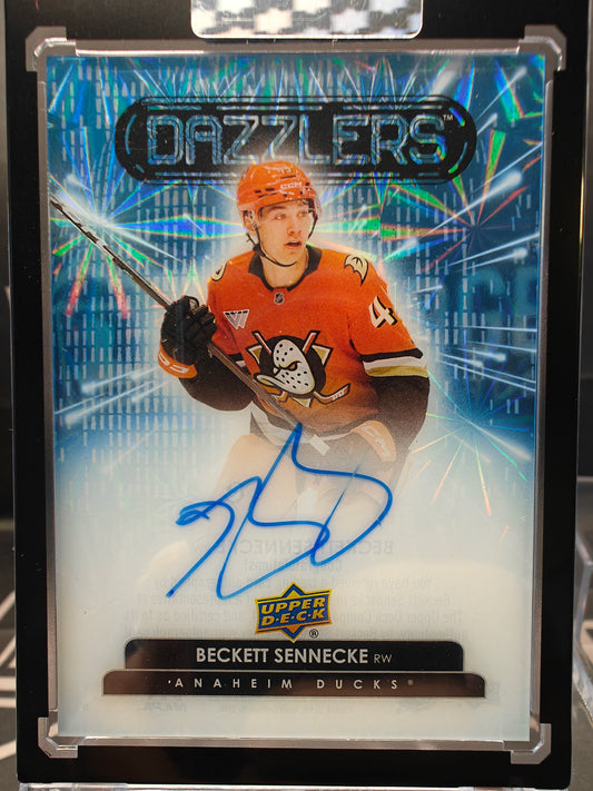 2025-26 Upper Deck Clear Cut Beckett Sennecke Dazzlers
