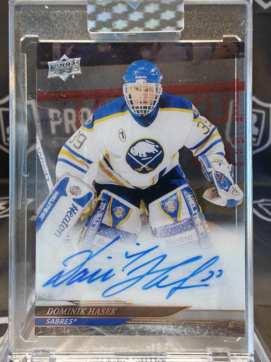 2024-25 Upper Deck Clear Cut Hockey Dominik Hasek Autograph