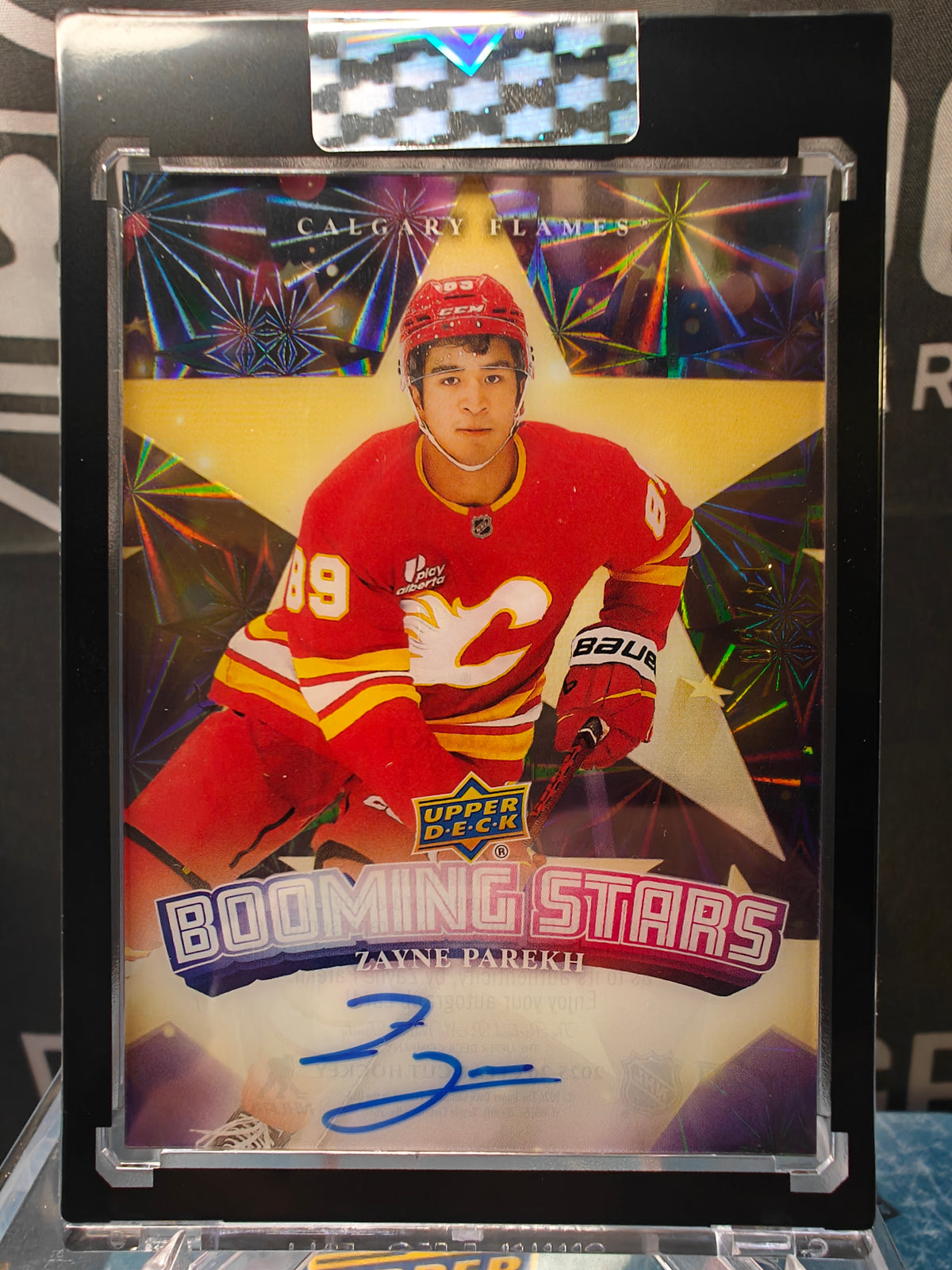 Zayne Parekh 2025-26 Clear Cut Auto /50 front