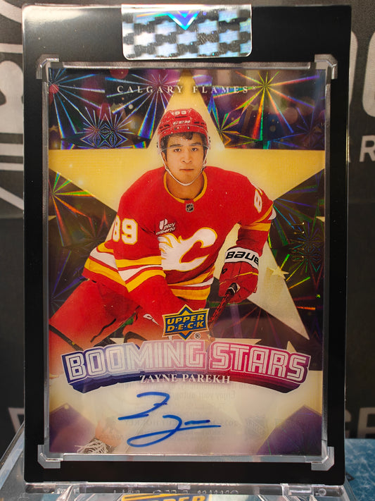 Zayne Parekh 2025-26 Clear Cut Auto /50 front