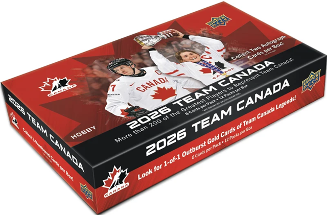 2026 Upper Deck Team Canada Hockey Hobby Box
