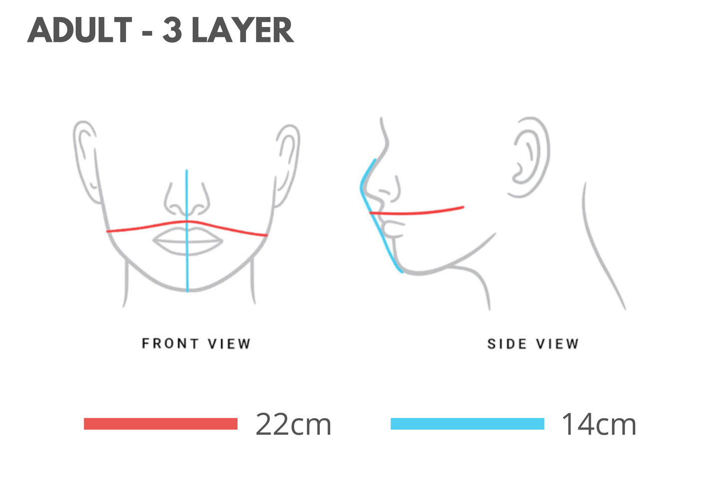 Cotton Face Mask - 3 Layer
