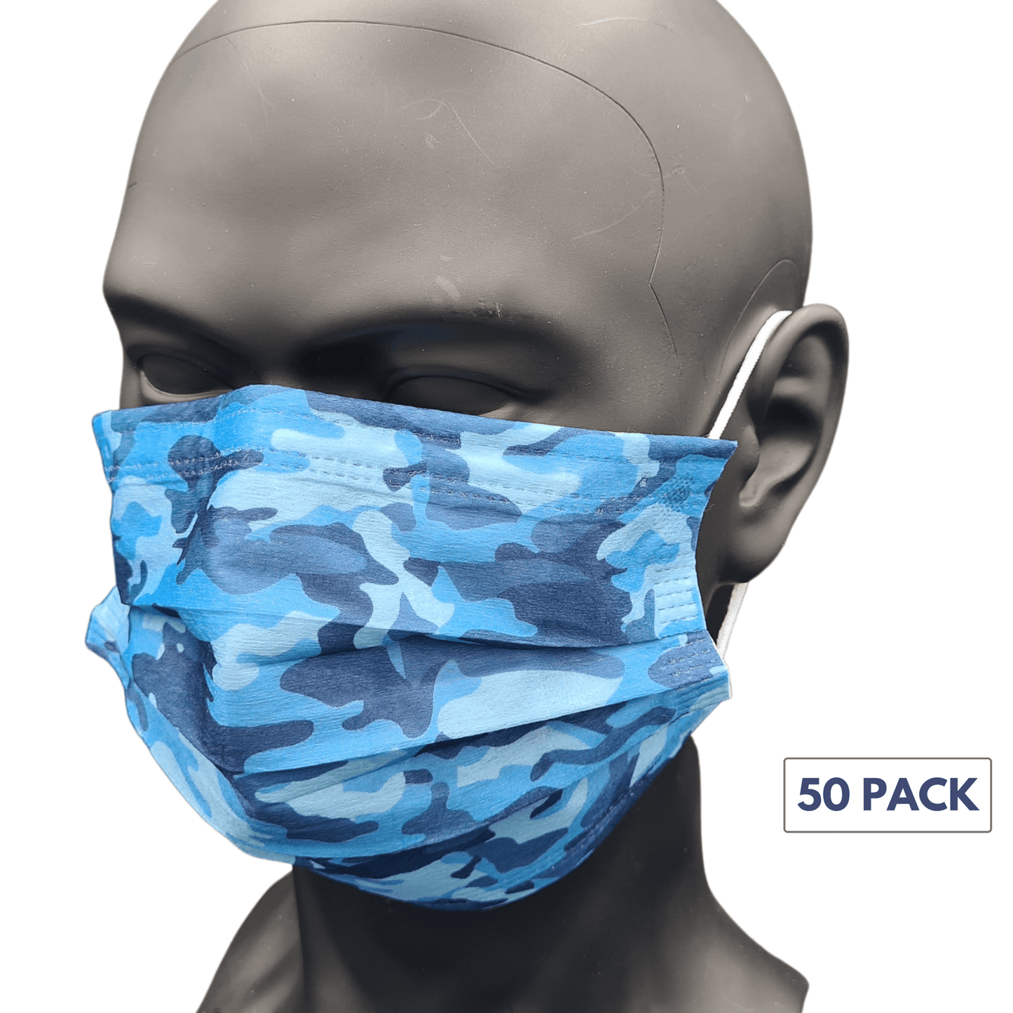 50 pack - Various Designs Disposable 3ply Face Masks