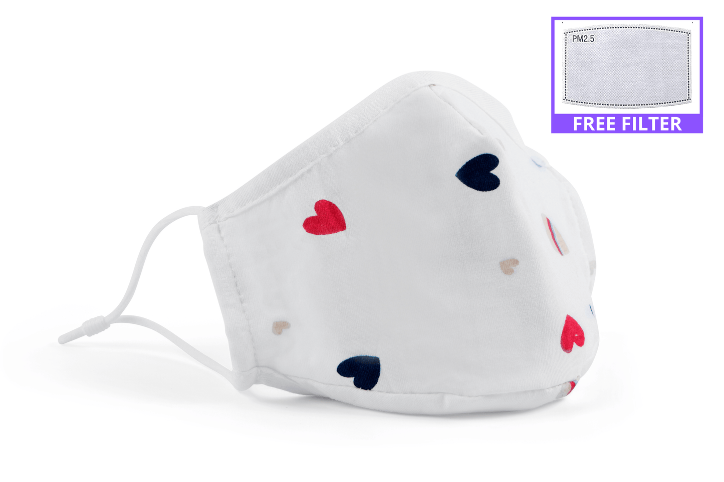 Cotton Face Mask - 2 Layer with Filter