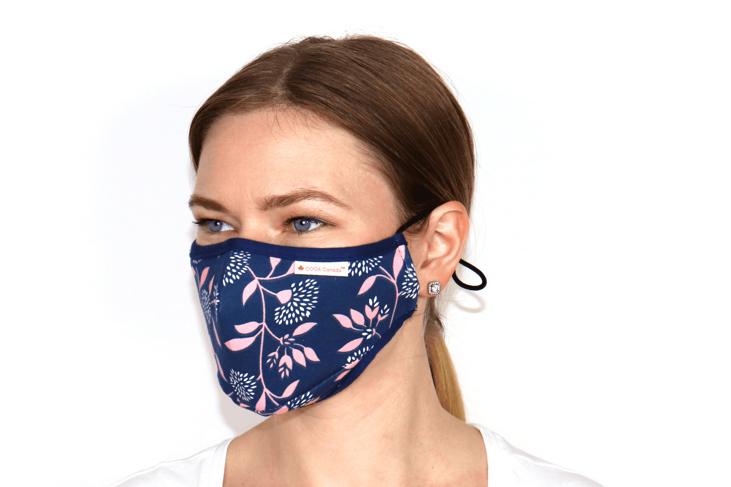 Cotton Face Mask - 3 Layer with Nose Wire