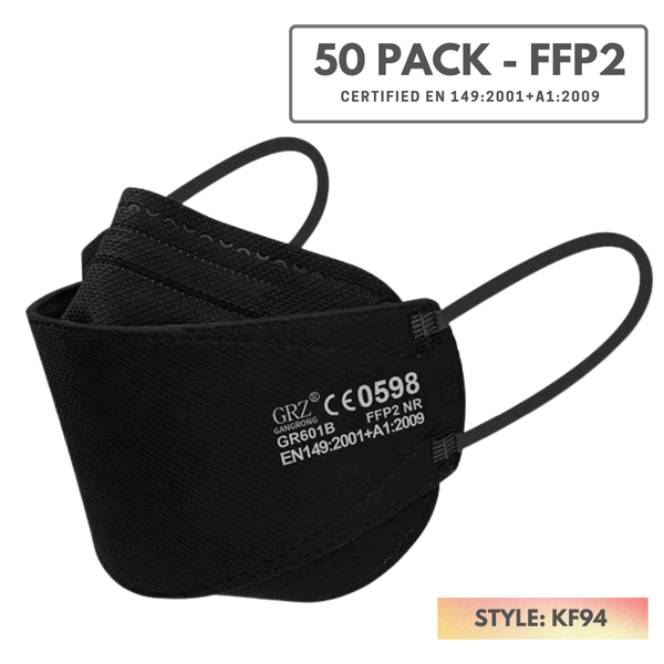 50 Pack - FFP2 Disposable Face Mask (Europe EN149 Certified) KF94
