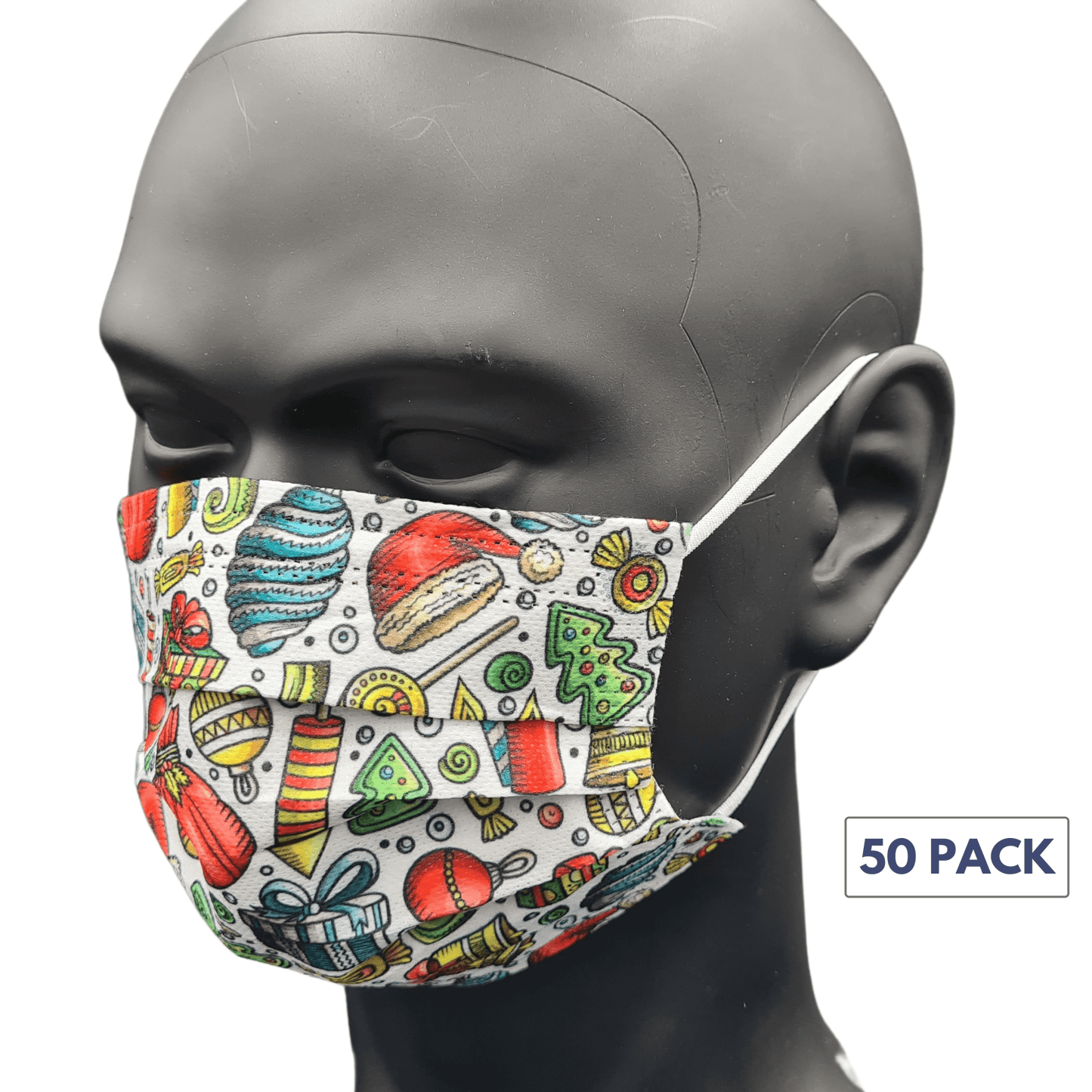 50 pack - KIDS! Disposable 3ply Face Masks