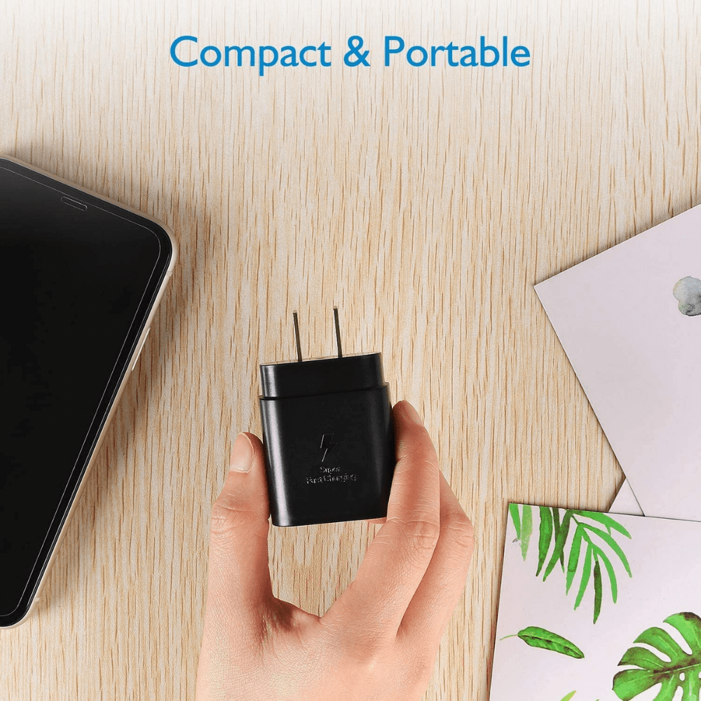 25W - Super Fast Wall Charger + 1M Cable (USB-C)