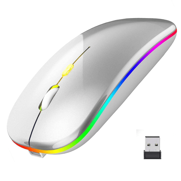 Slim LED Wireless Mouse (Black)